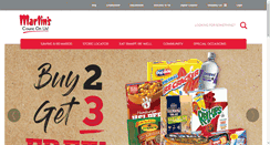 Desktop Screenshot of martins-supermarkets.com